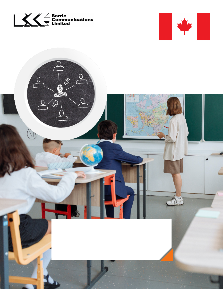 TOA – Sound Systems for Educational Environment – Barrie Communications ...